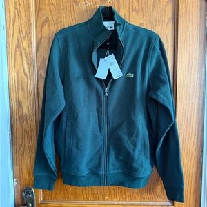 Lacoste Dark Green Full-Zip up Sweater